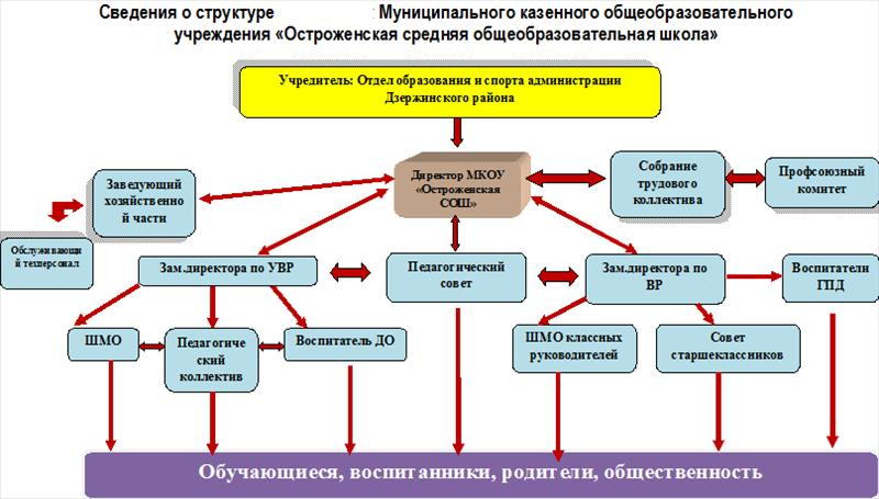 Структура и органы управления ОО